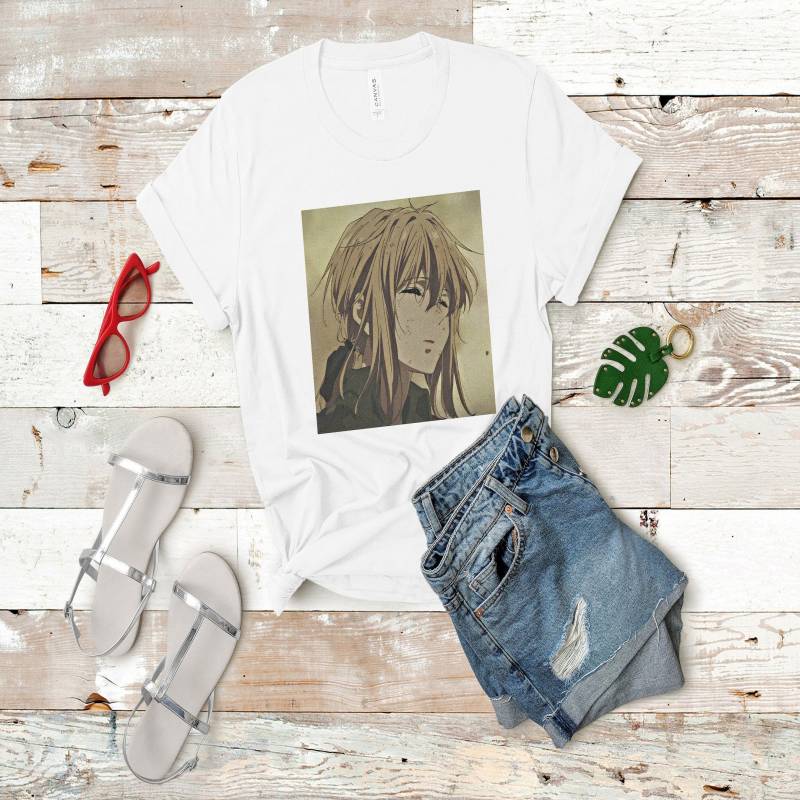 Crushtee Unisex Shirt, Violet Evergarden Shirt, Anime Shirt, Aesthetic, Grunge, Cute, Kawaii, Pastel Goth, Sweatshirt, Japanese T Shirt, Anime Gift