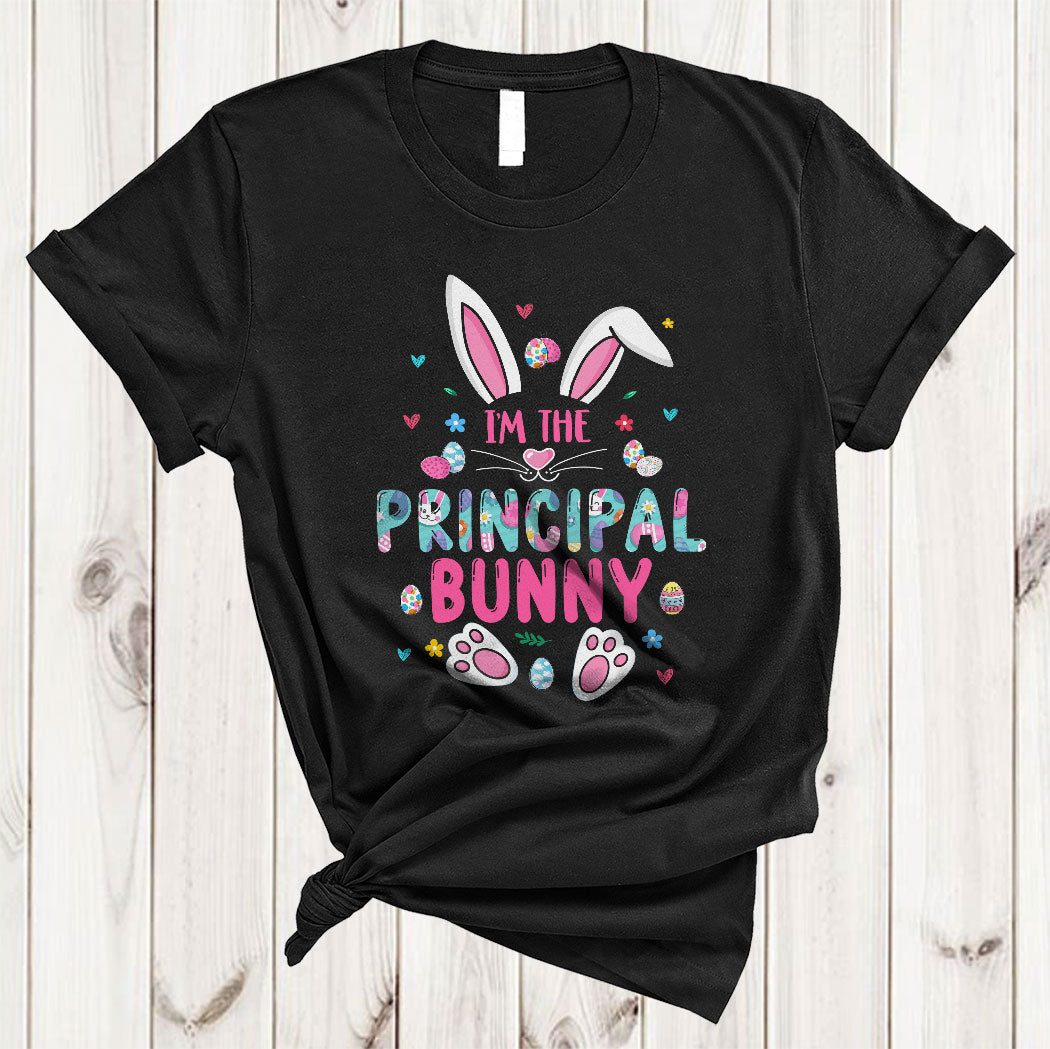 I’M The Principal Bunny Cute Easter Day Bunny Egg Hunt Matching Family Group Gifts T-Shirt