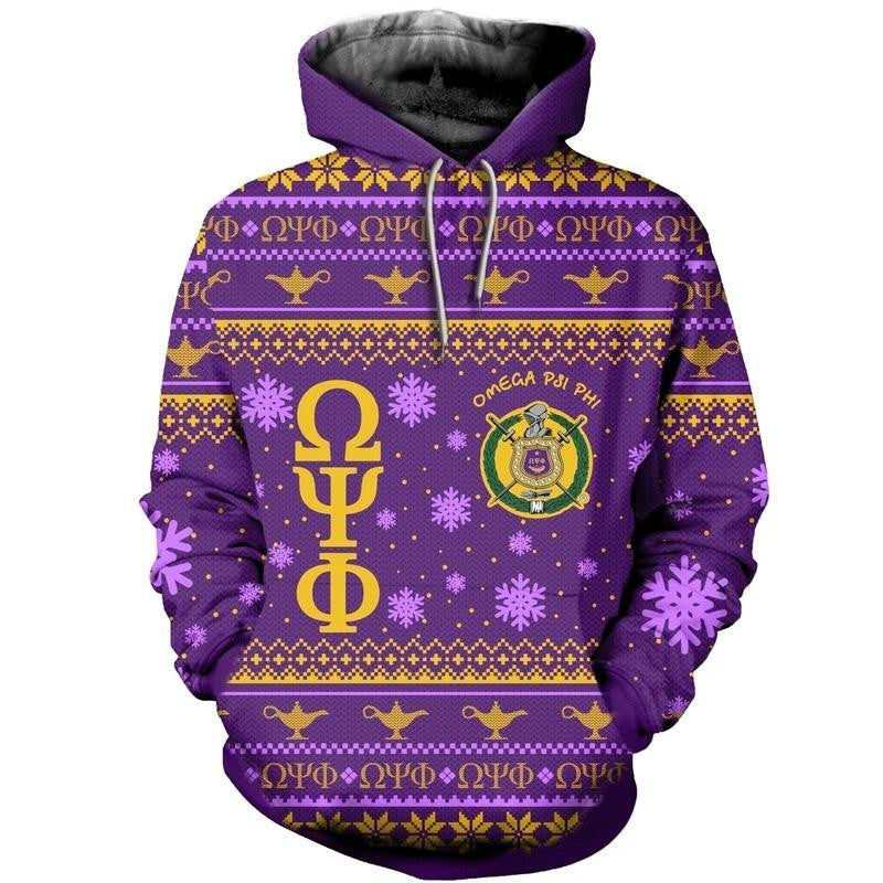 Christmas Just Love Cooper Cole Man Omega Psi Phi Hoodie J5