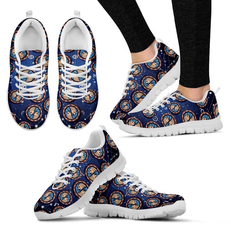 Pisces Zodiac Sneakers Shoes