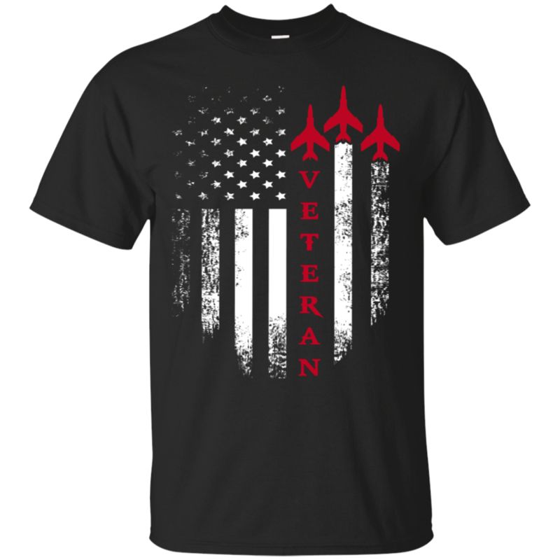 Vintage Usa Red – Air Force Veteran American Flag T-shirt