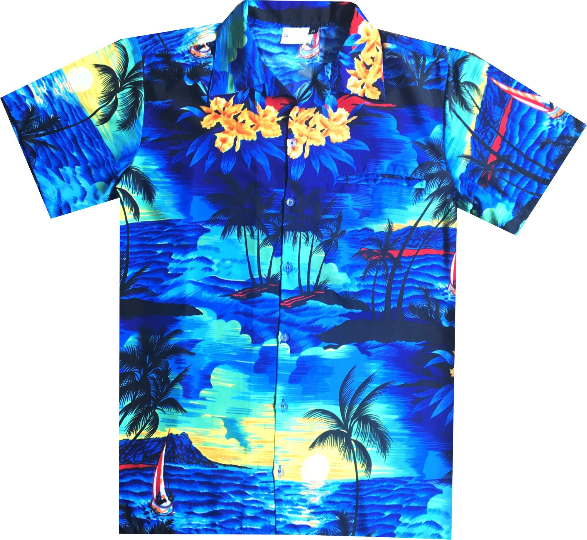 Beach Blue Black Amazing Design Hawaii Shirt Ha22465