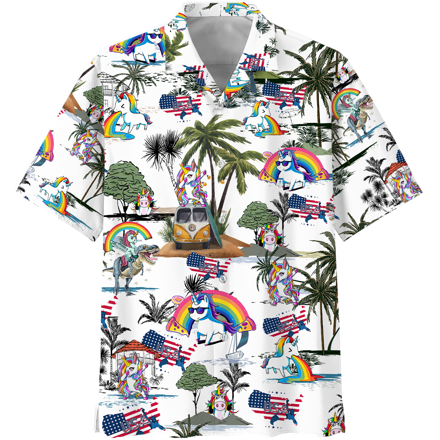 Unicorn Style Hawaiian Shirt | Unisex | Adult | Hw7217