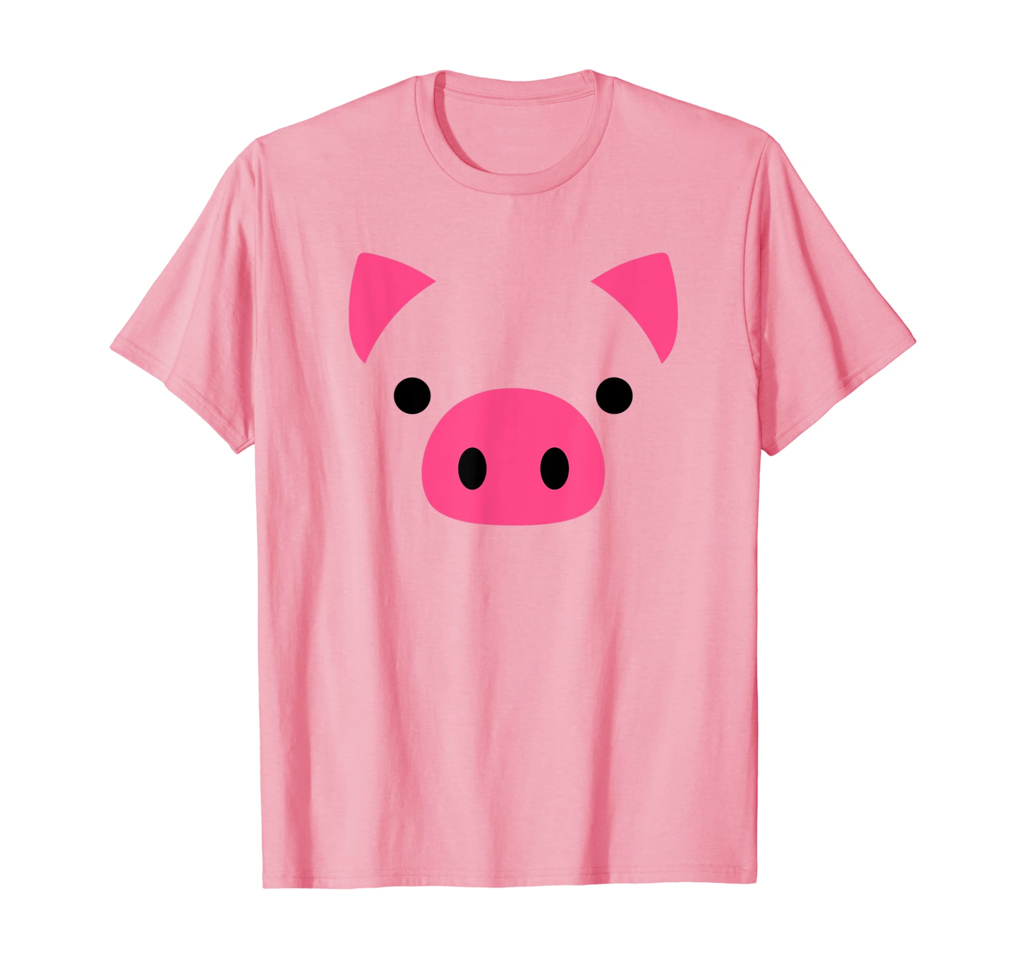 Pig Face Costume Funny Halloween T-Shirt