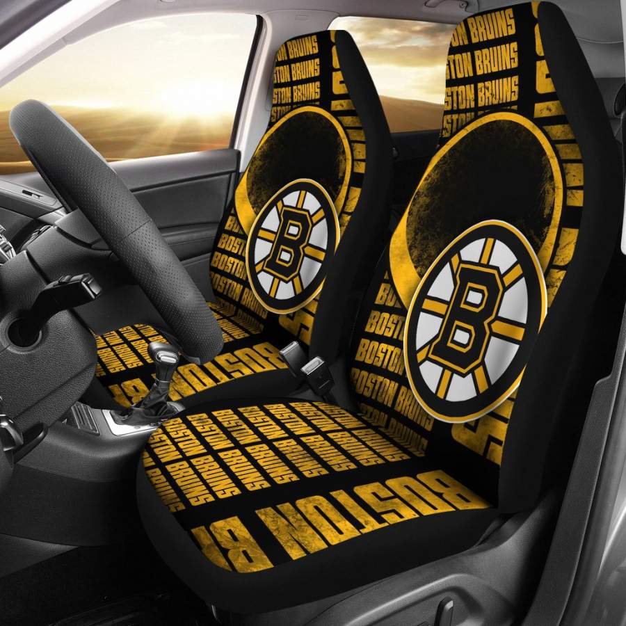 Gorgeous The Victory Boston Bruins Car Seat Covers