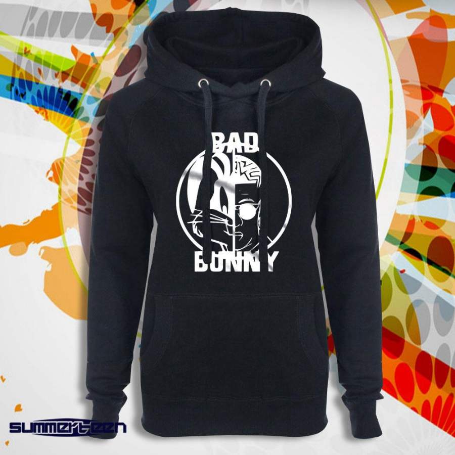 Bad Bunny El Conejo Face to Face Women’s Hoodie