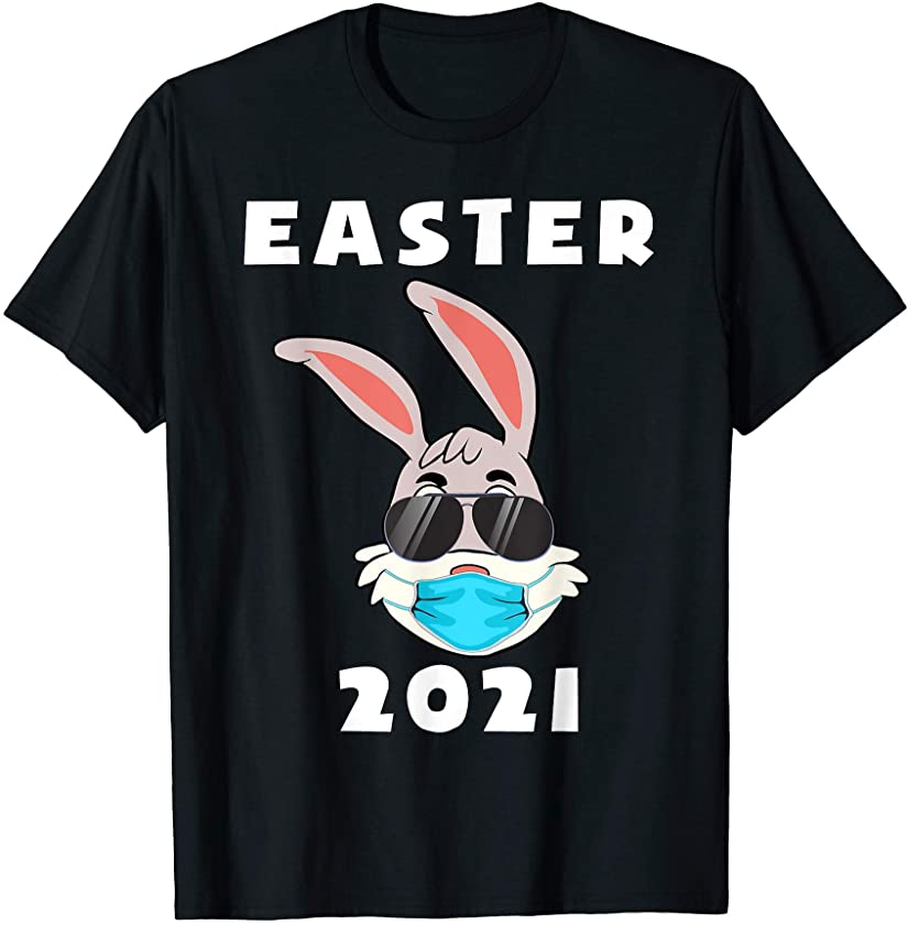 Easter 2021 Masked Easter Bunny Mens Easter Shirt Kids Boys T-Shirt