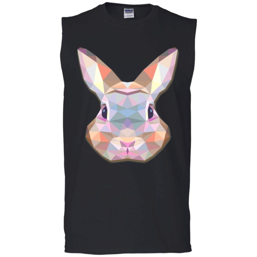 Rabbit Hare Animals Gift Men’s Ultra Cotton Sleeveless T-Shirt