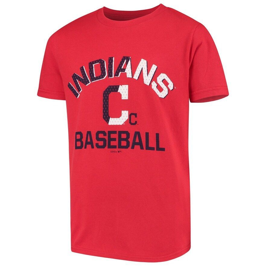 Clothing Red Cleveland Indians Team Trainer Tshirt Boys 2021