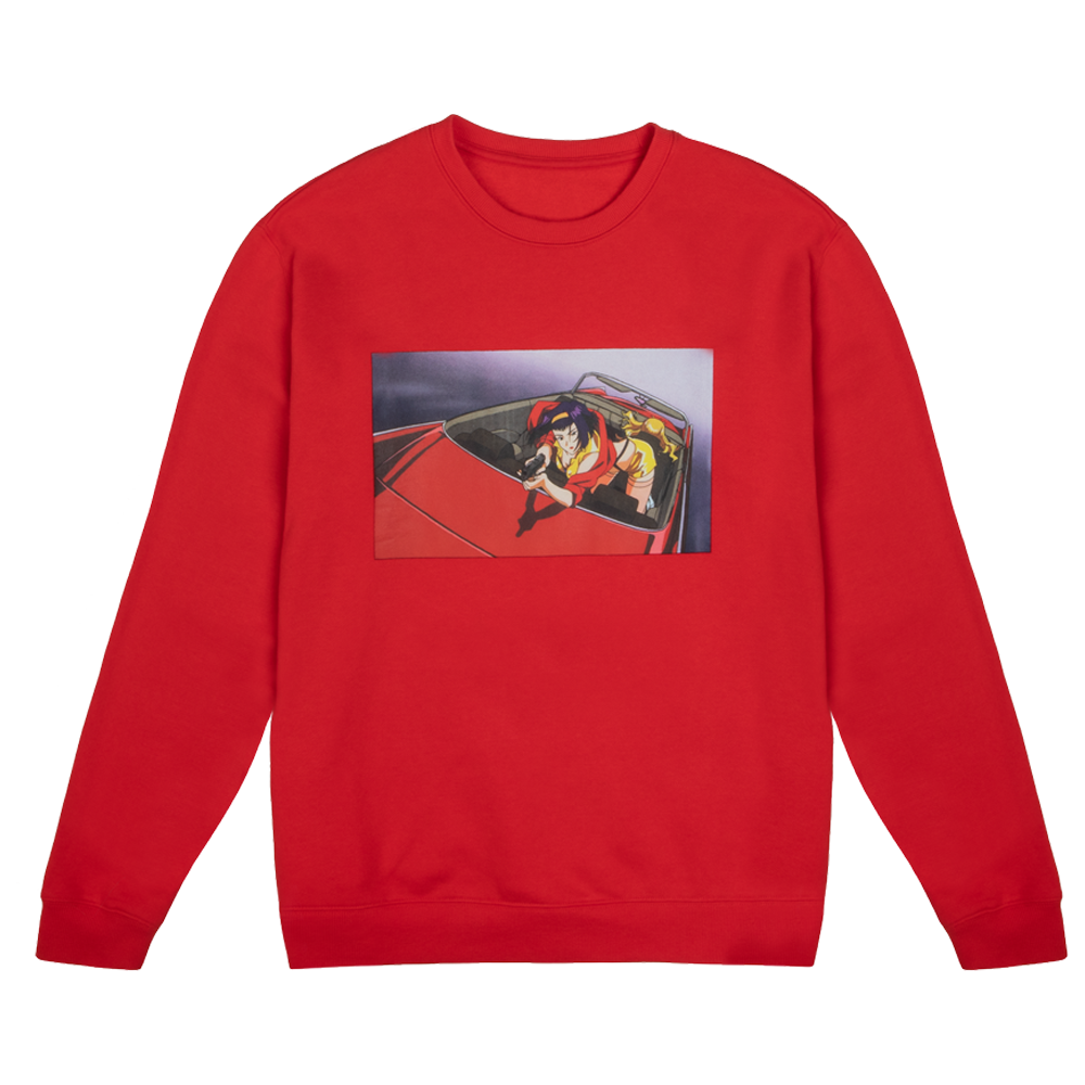 Red Crew Neck Sweatshirt