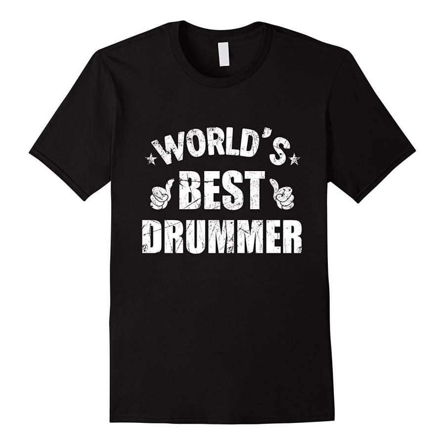 World’S Best Drummer I Am A Drummer T-Shirt Men Printed T-Shirt Sports T Shirt