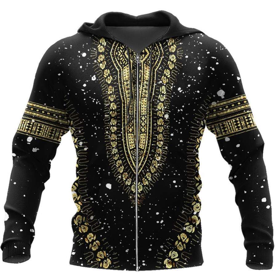 African Luxury Pattern III Hoodie-ML