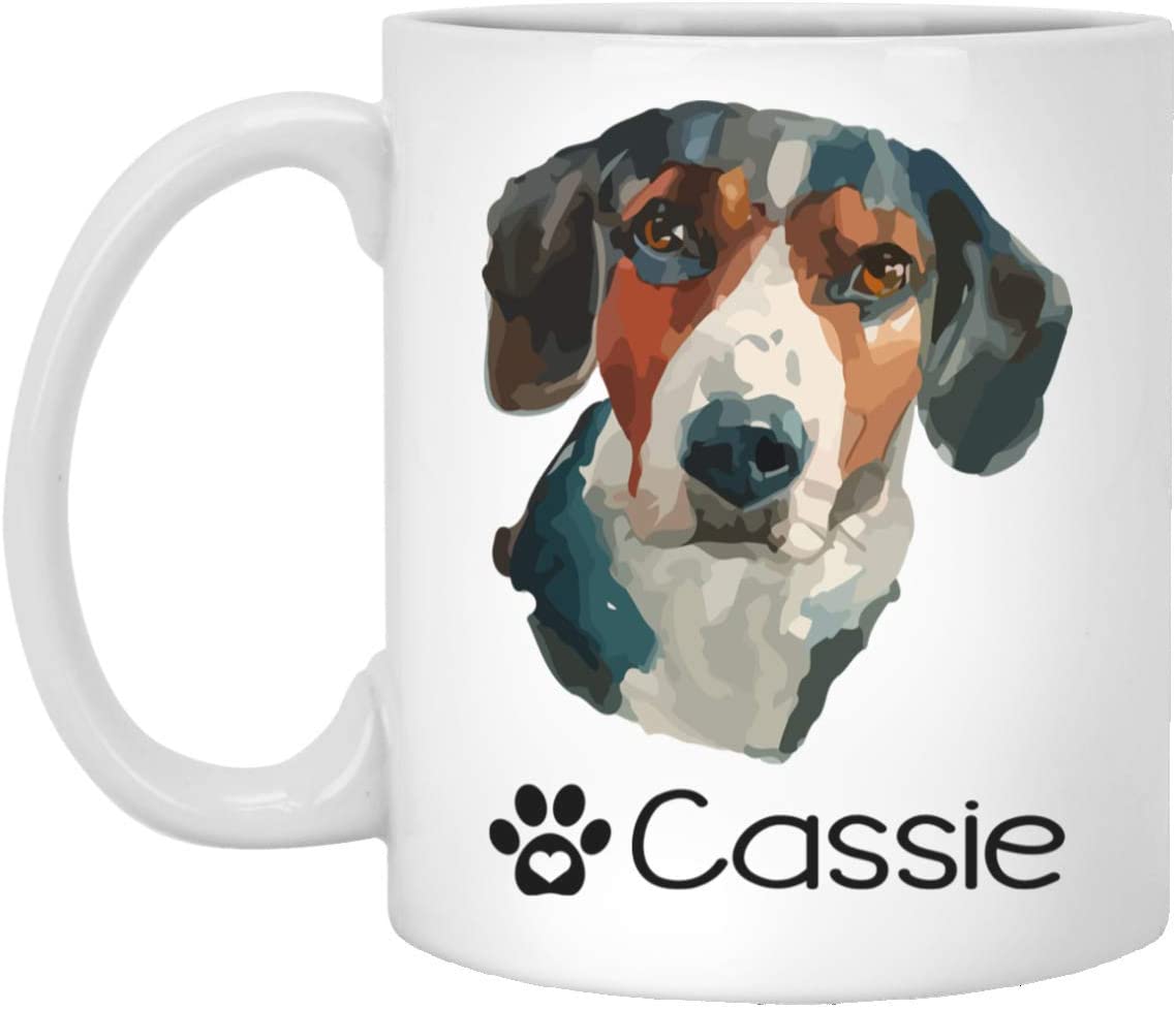 Personalized Drever Dog Mug – Pet Owner Gifts For Women – Gifts For Dog Lover – Drever Mom Dad Mugs – Dog Cups 15Oz