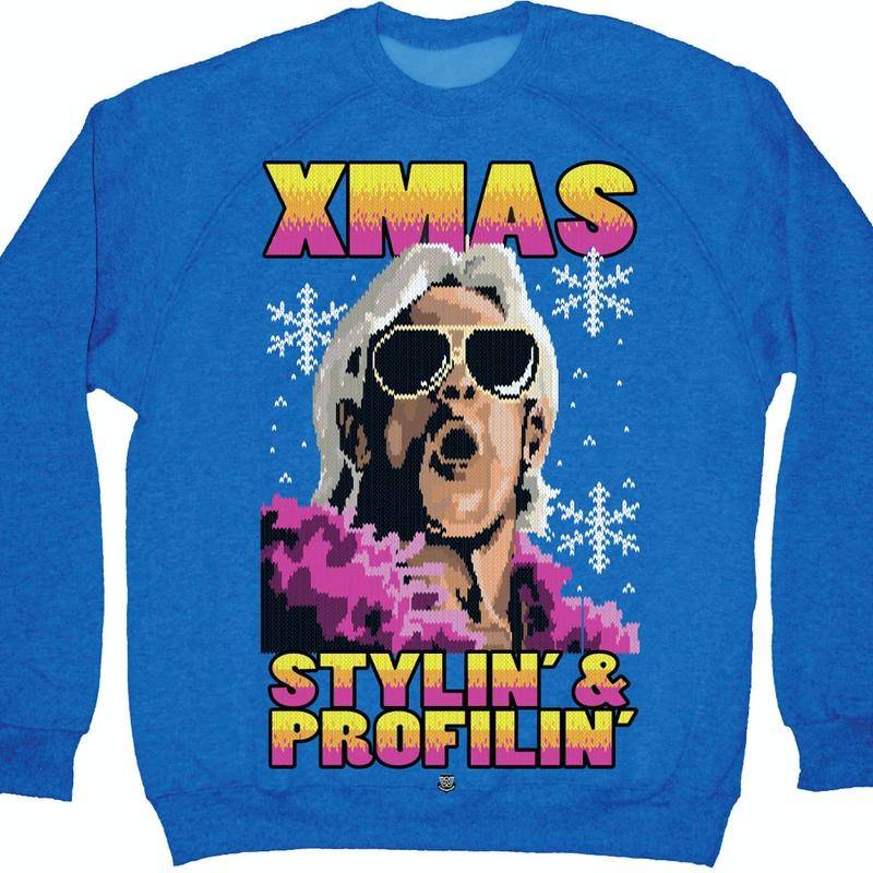 Xmas Ric Flair Faux Ugly Sweater