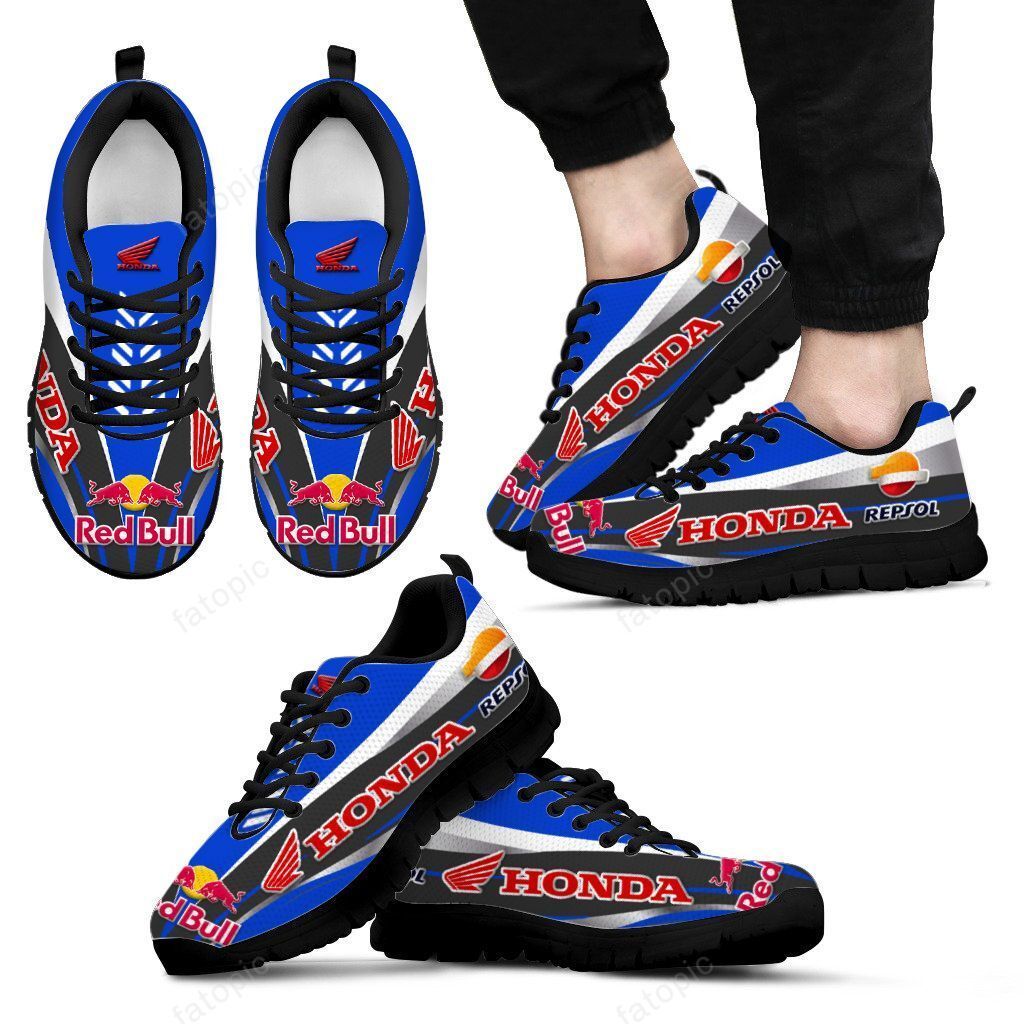 3D Printed Repsol Honda Vth-Ht Sneakers Ver 1 For Men & Women (Blue)