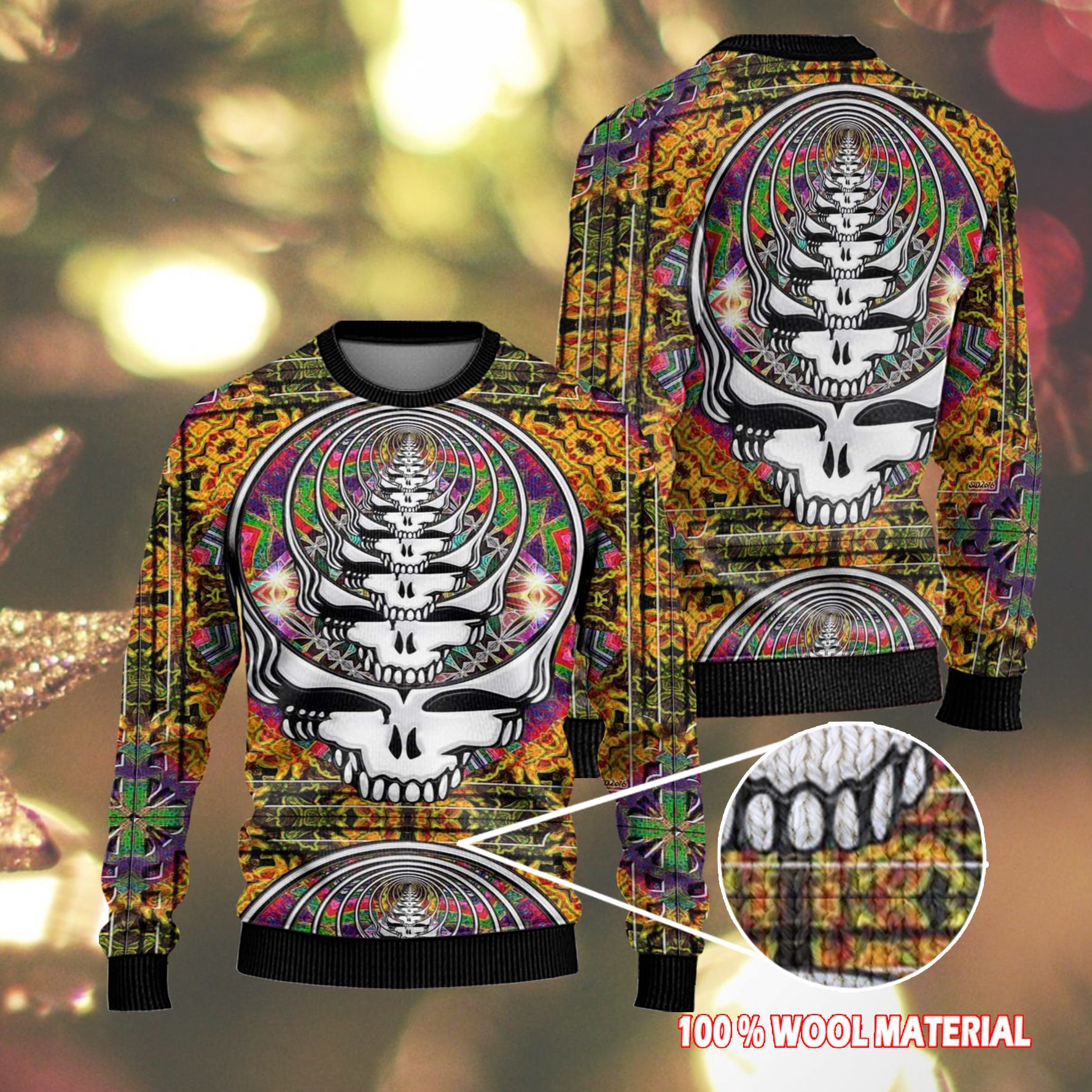 Thankful Dead Ugly Sweaters DT150116