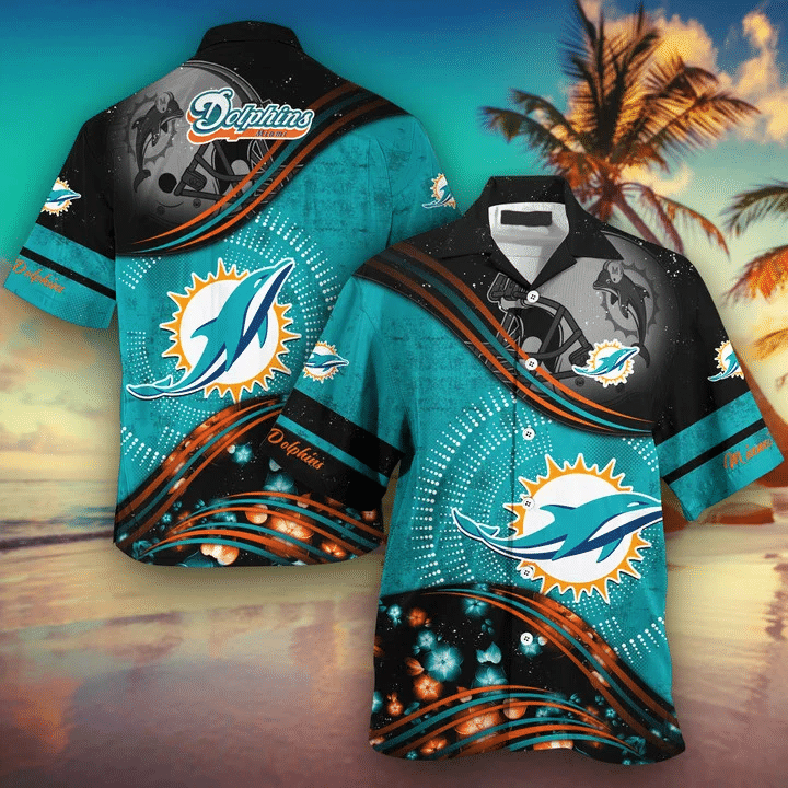 Miami Dolphins Hawaiian Shirt Short Sleeve