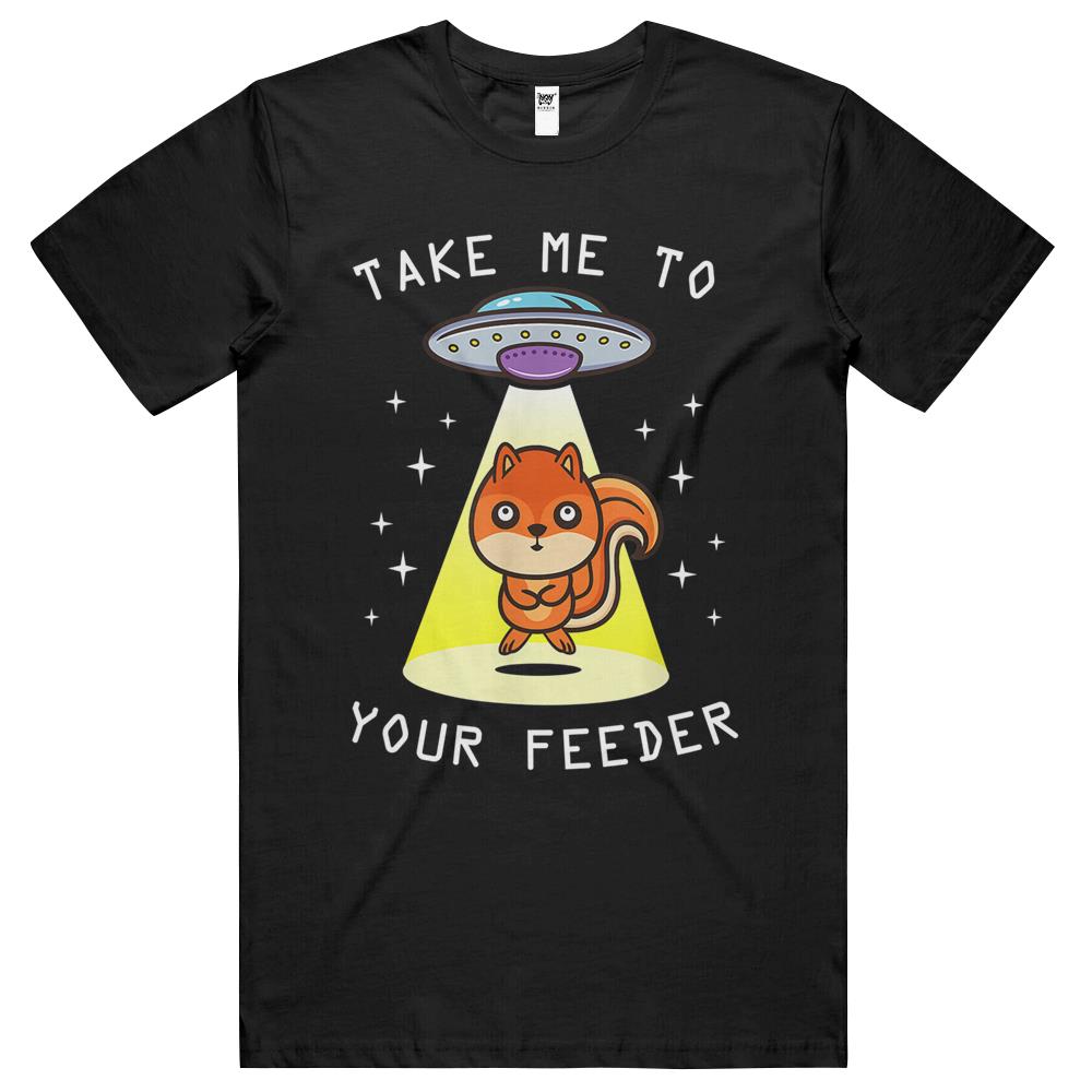 Ailen Shirt, Ufo Shirt, Ufo T Shirt, Ufo Tee Shirt, T Shirt Ufo, Funny Squirrel Forest Animal – Ufo Spaceship Alien Abduction T Shirts