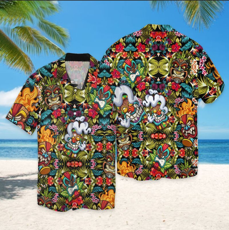 Tiki Aloha Hawaii Shirt For Men Women Adult Ha70135