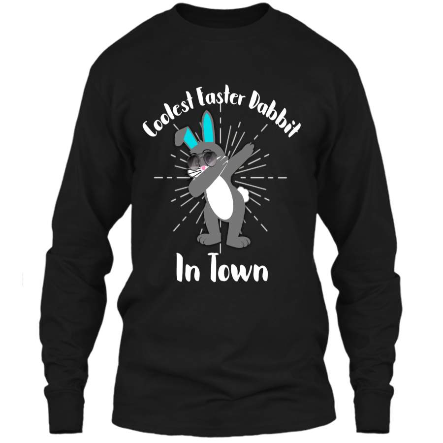 Dabbing Rabbit TShirt Coolest Easter Dabbit In Town Shirt LS Ultra Cotton Tshirt