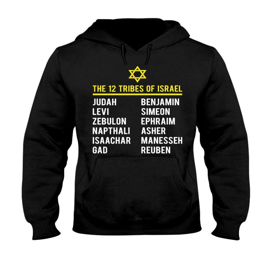 12 Tribes Hebrew Israelite Hoodie for Proud Black African