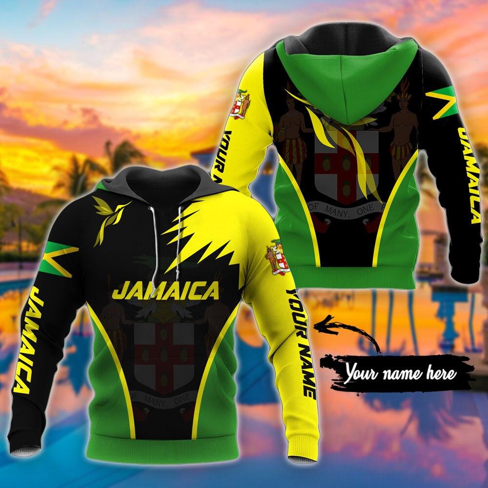 Jamaica Amazing Custom Name – Hoodie – Wardrobe Collective