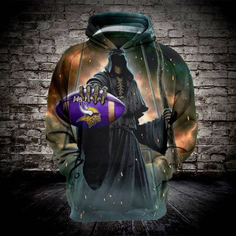 Minnesota Vikings 3D Hoodie #2