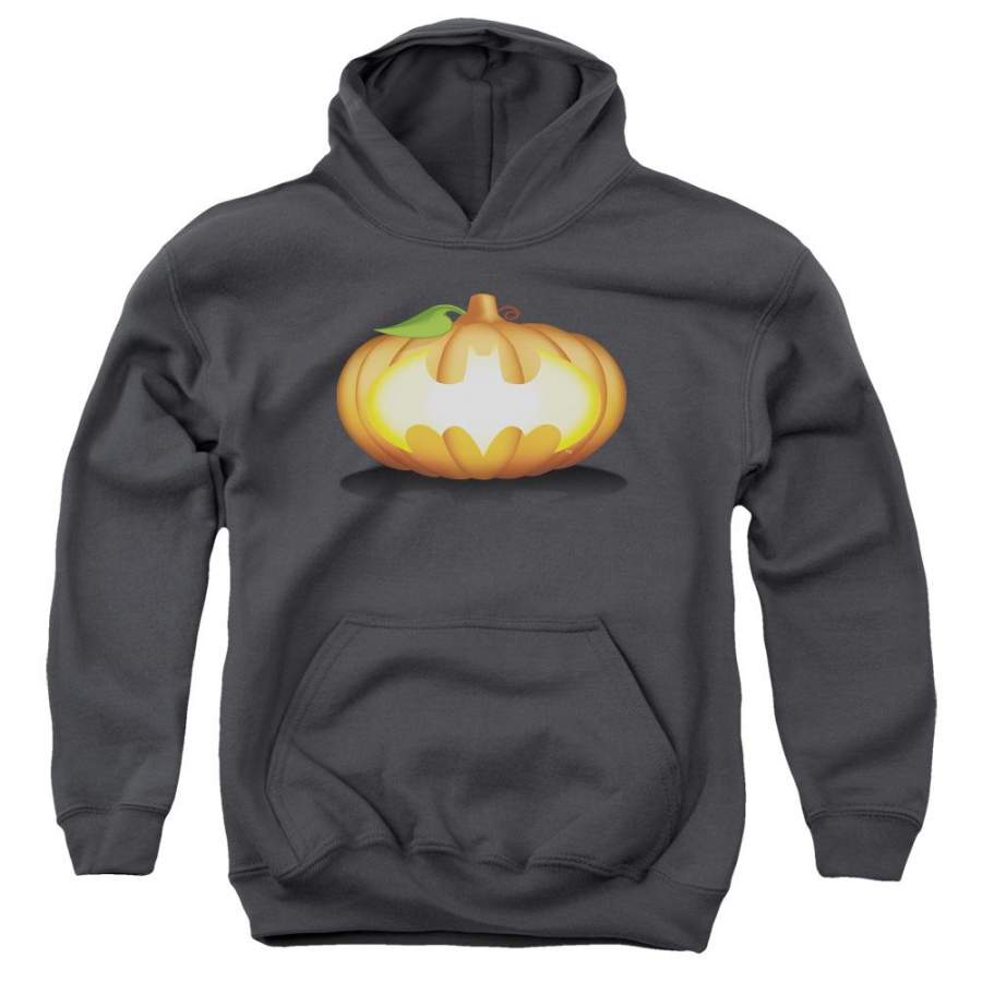 Batman – Bat Pumpkin Logo Youth Pull Over Hoodie