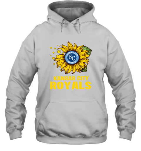 Kansas City Royals Sunflower Baseball 2D Hoodie