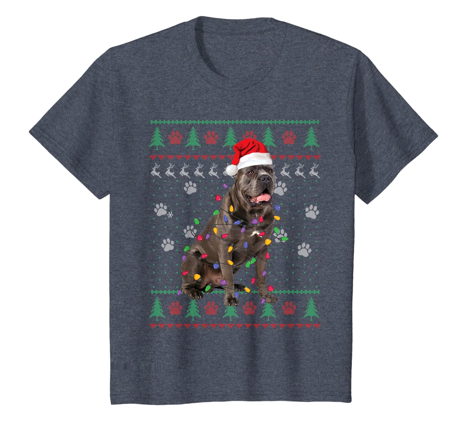 Cane Corso Christmas Ugly Sweater Dog Lover Xmas Tee T Shirt