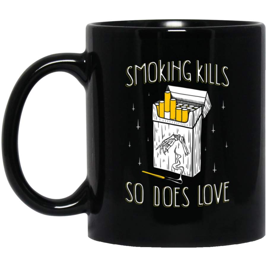 Smoking Kills So Does Love Aesthetic Grunge Top Coffee Mug