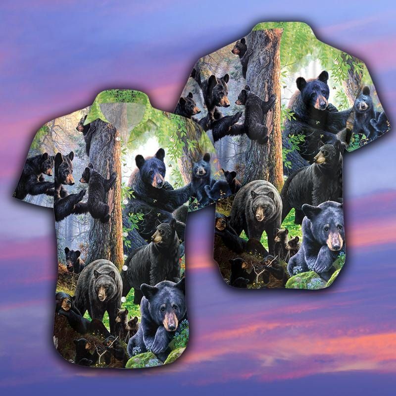 Felacia Black Bear Family Into Spring Hawaiian Ha12961