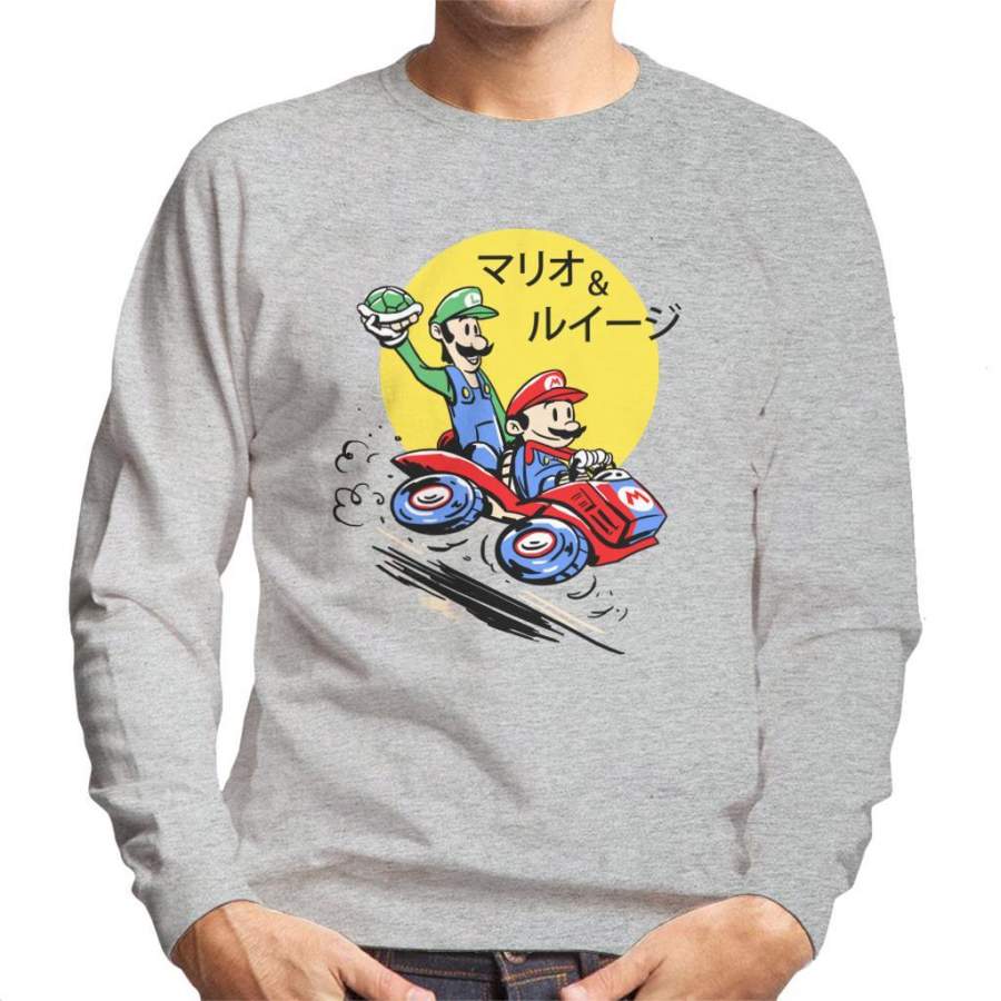 Super Mario Bros Double Dash Antics Men’s Sweatshirt