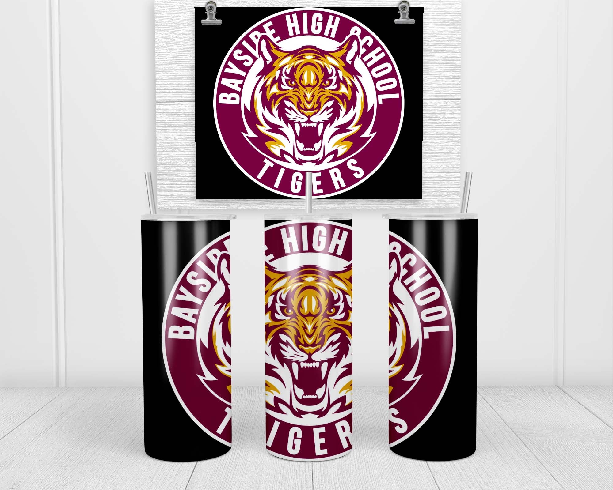 Bayside Tigers Double Insulated Stainless Steel Tumbler