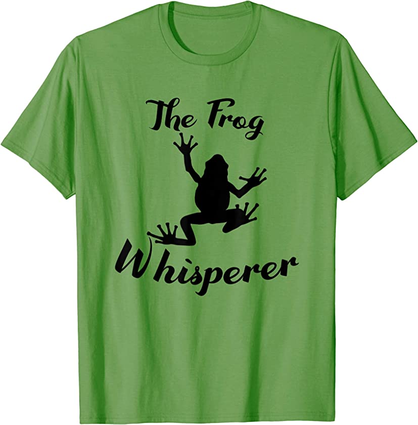 The Frog Whisperer Funny Frog Animals Toad Lover Gift T-Shirt