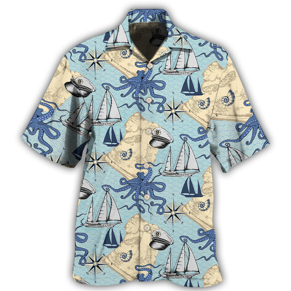 Ocean Basic Style Hawaii Shirt Ha39015