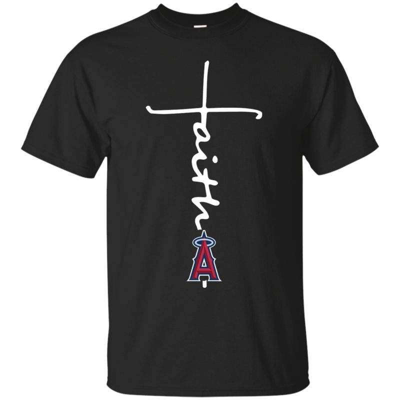 Los Angeles Angels Baseball Faith Cross Christian Shirts