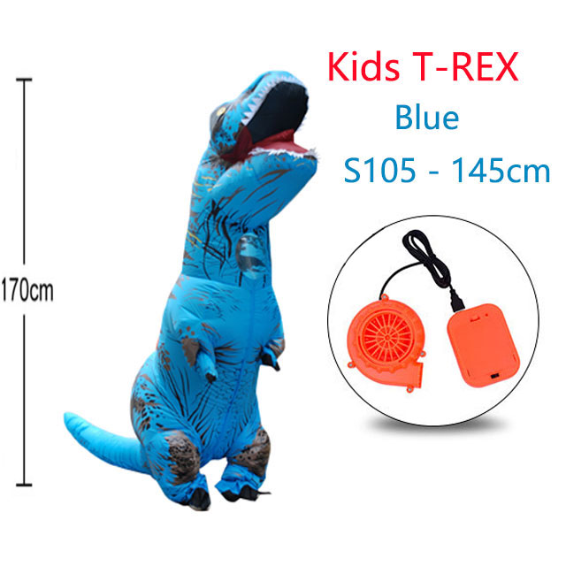 Adult Dinosaur Inflatable Costume Kids T-REX Cosplay Party Costume Halloween Costumes for Men Women Anime Fancy Dress Suit alx