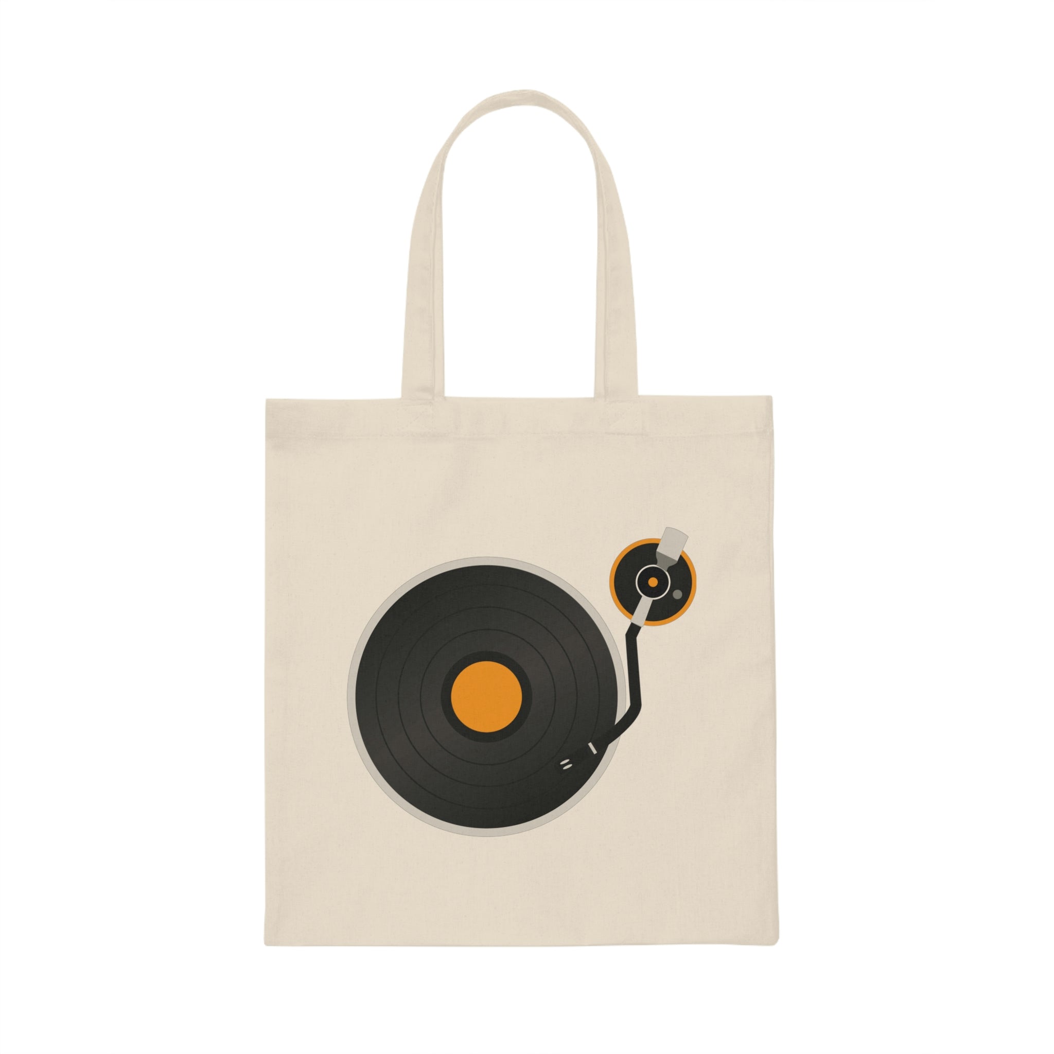 Vinyl Vintage Record Rave T-Shirt For Men And Wome Canvas Tote Bag