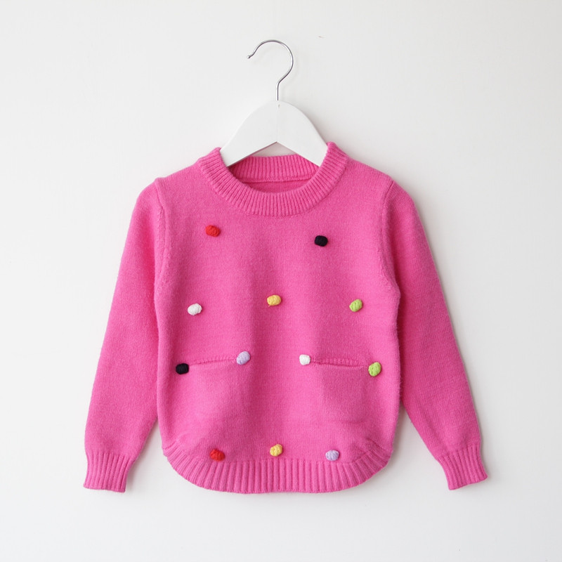 2022 Ins New Fashion Girls Sweaters 2-10years Knit Girls Jumpers Girls Clothing alx