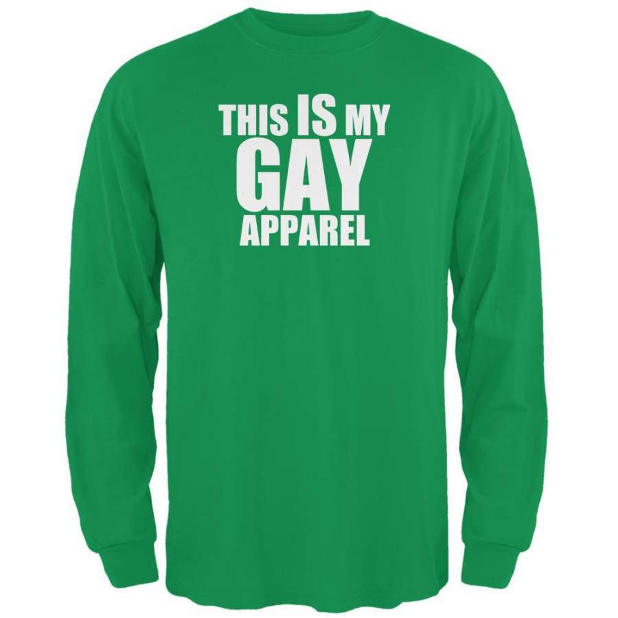 Christmas This Is My Gay Apparel Sarcastic Mens Long Sleeve T Shirt