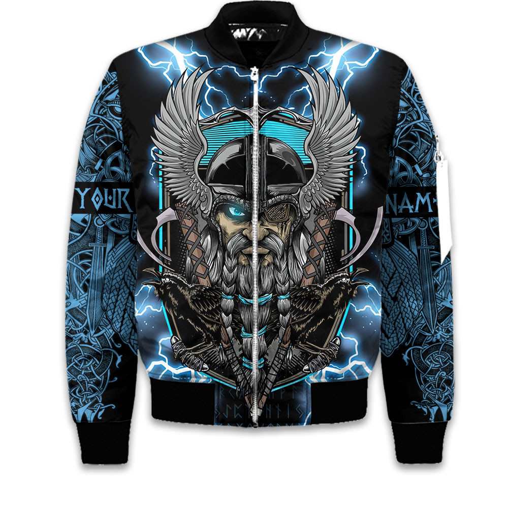 Viking Thor God Of Thunder Old Norse Mythology Lightning Customized All Over Print Bomber