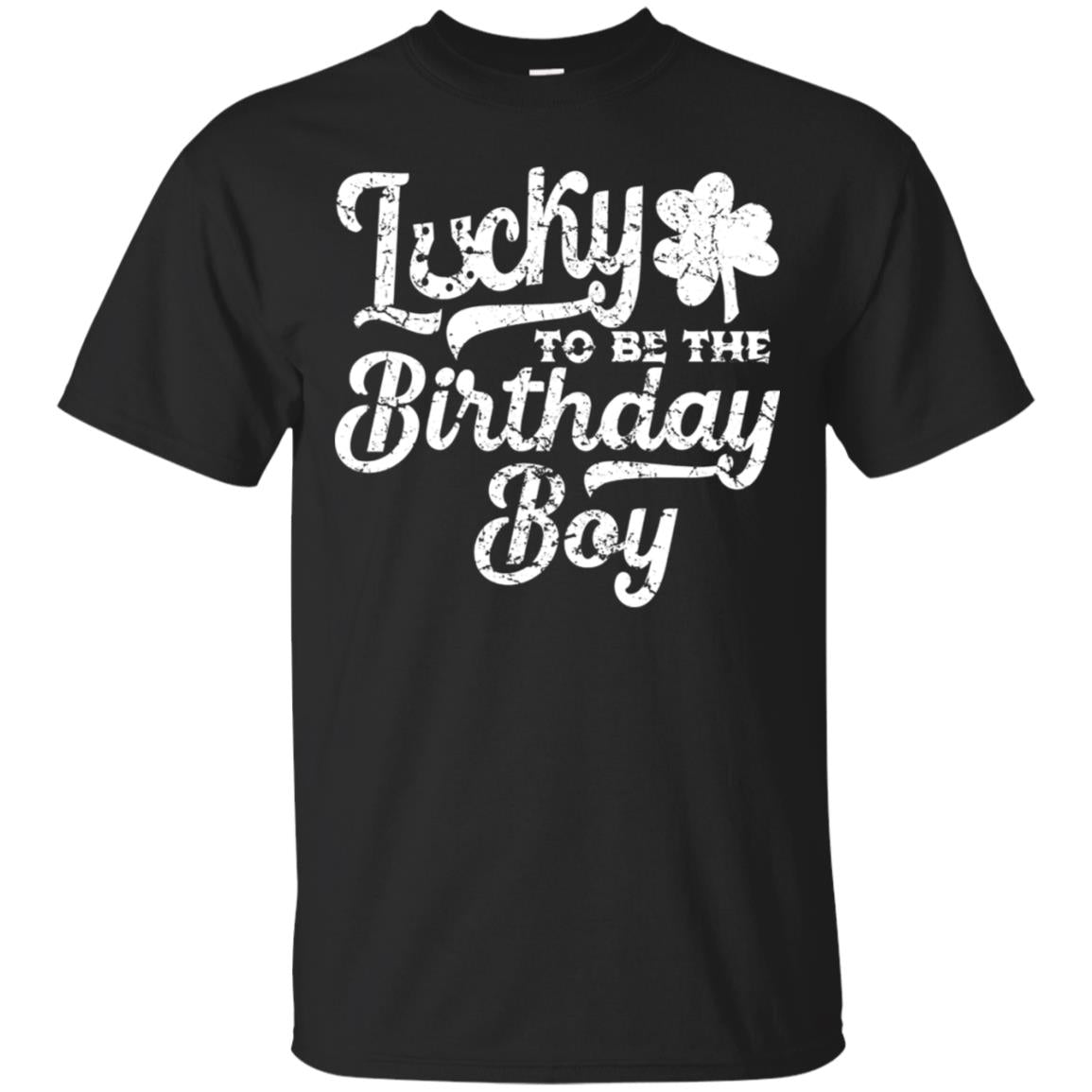 Vintage St Patricks Day Lucky Birthday Boy Shirt