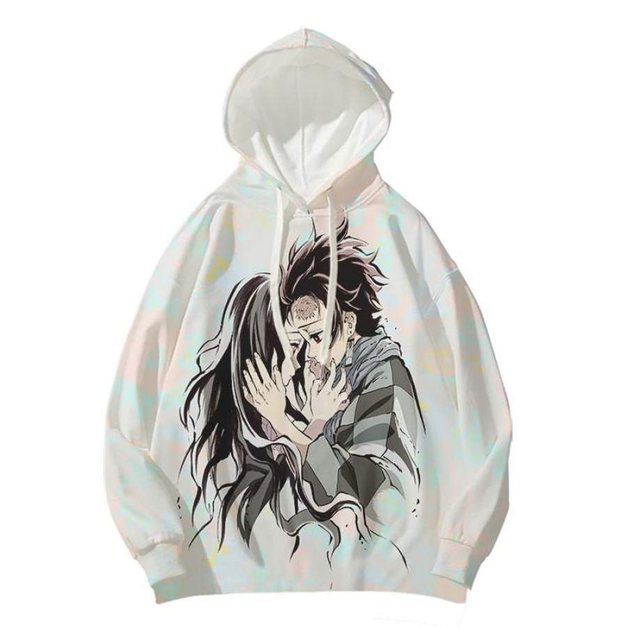 Tanjiro Nezuko Unbreakable Bond Demon Slayer Kimetsu No Yaiba Pullover Hoodie