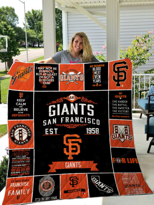 San Francisco Giants Blanket Quilt V3 B93