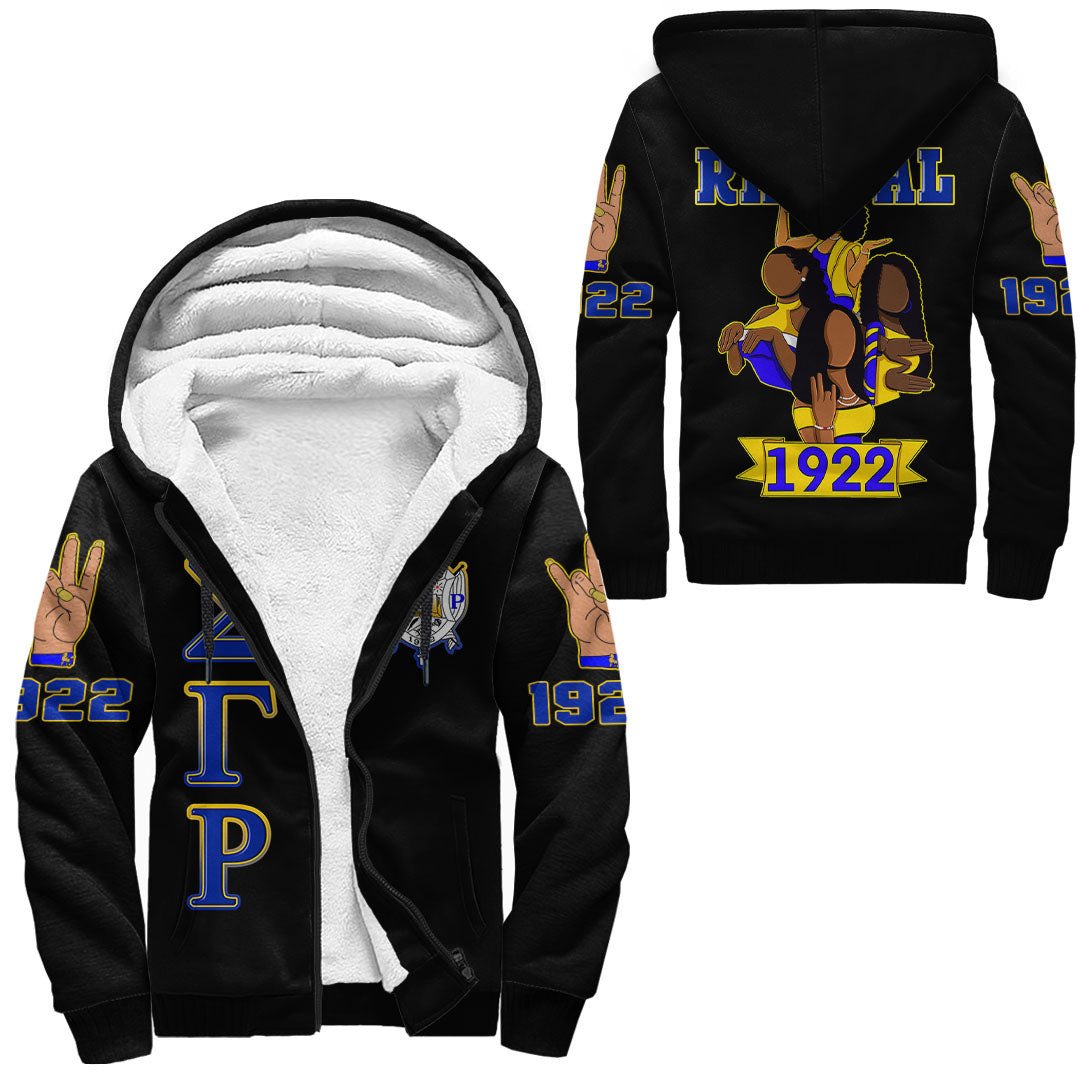 Wonder Print Hoodie – Sigma Gamma Rho Sisterhood Sherpa Hoodies