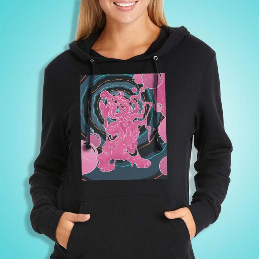 Pink Elephant Funny Women’S Hoodie