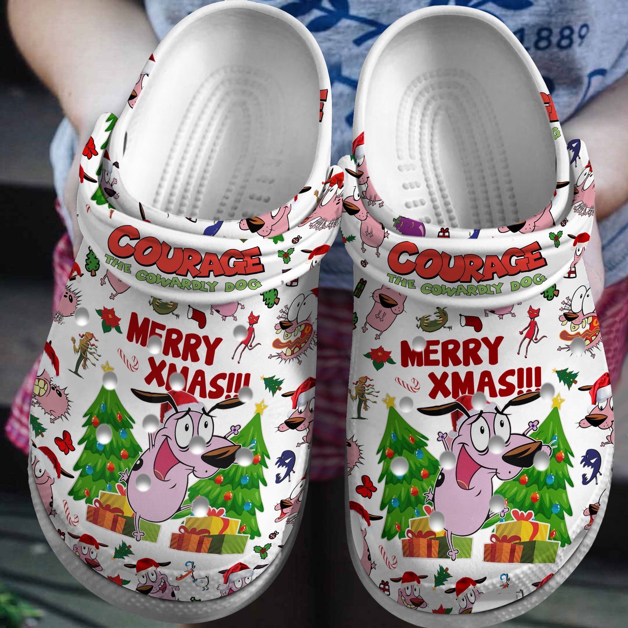 Courage The Cowardly Dog Tv Series Crocss Clogs For Men Women And Kid Tr1805887087