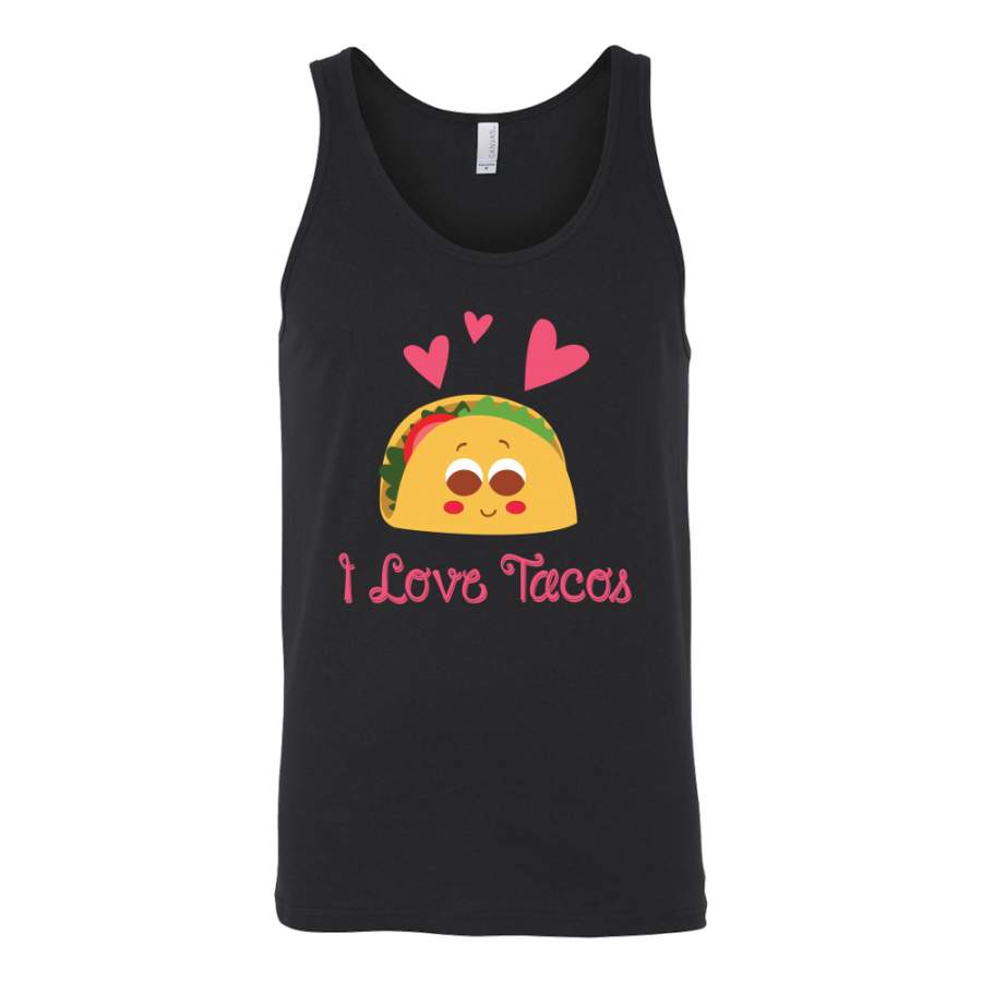 Taco mexican i love tacos Unisex Tank Top Funny T Shirt – TL00593TT