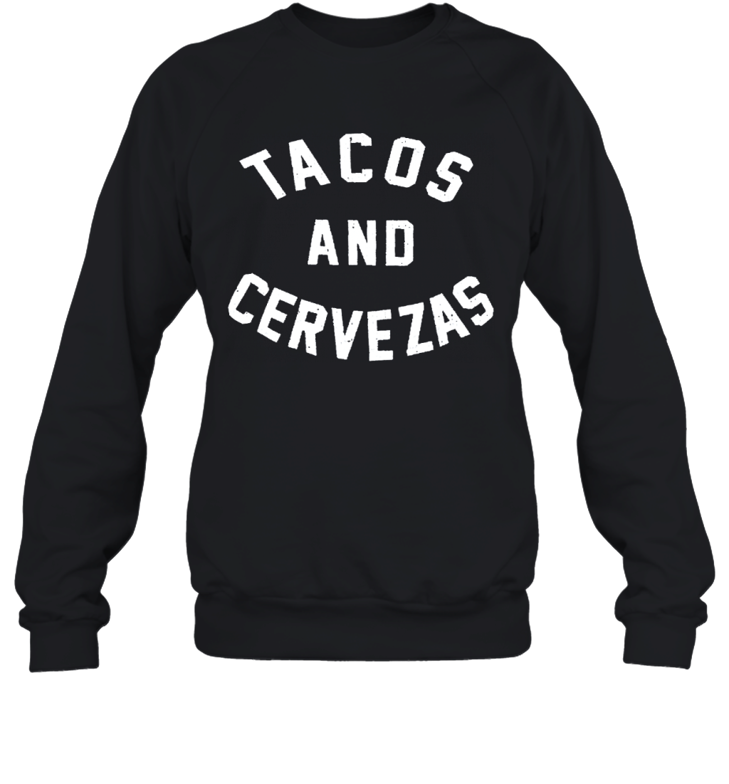 The Original Retro Brand Mens Short Sleeve Heathered Tacos and Cervezas Tee Sweat